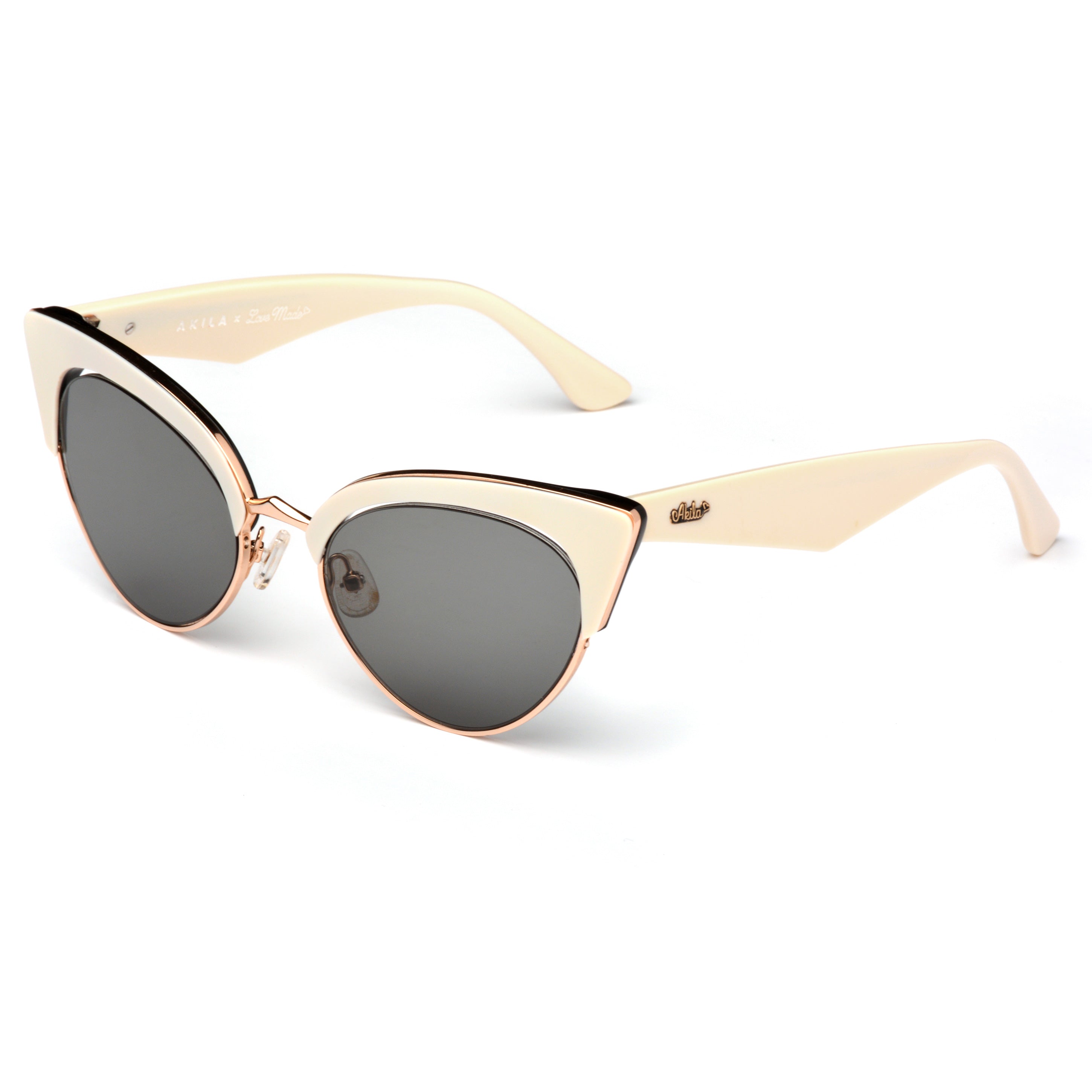 Akila x Love Made Cat Eye Sunglasses - Ivory – LOVE MADE