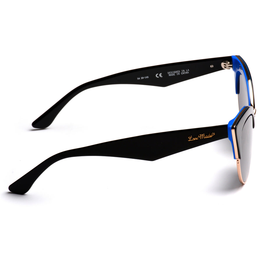 Akila x Love Made Cat Eye Sunglasses - Black